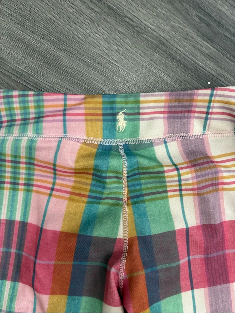 Ralph Lauren Girls Plaid Stretch CapriLeggings